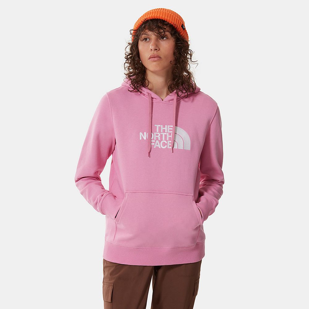 The North Face Hoodie Womens Australia - The North Face Drew Peak Rose (LGS-420379)